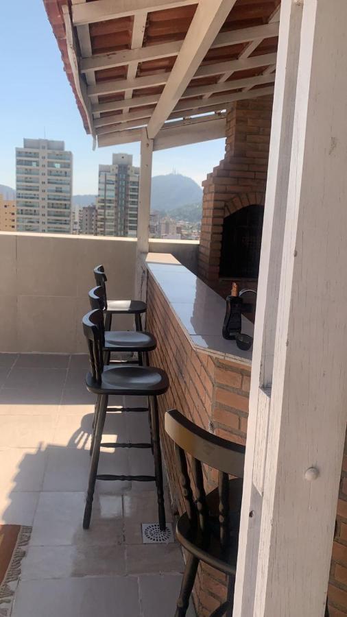 Cobertura Com Piscina E Churrasqueira - Guarujá Exterior foto